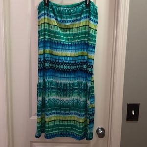 Multicolored long skirt